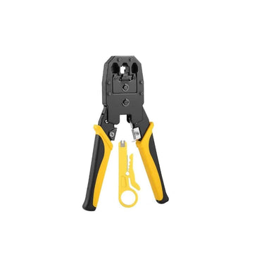 Meshiv BOSI Modular Plug Ethernet Network RJ45 RJ11 RJ12 Crimping Tool Network Cable Cutting Stripping Crimper Crimping Tool (3 in 1 Crimping Tool)