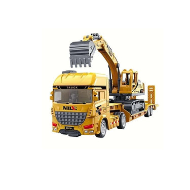 PROBABE 2 in 1 Excavector Construction Truck Set Toy