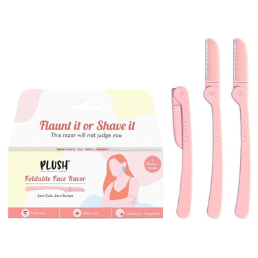 Plush Face and Eyebrow Razor for Women