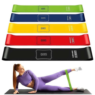 QUXIS Resistance Bands Set for Men and Women Pack of 5