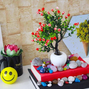 SHANOL Artificial Rose Flower Tree