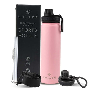 SOLARA Insulated Water Bottle 1000ml Pink