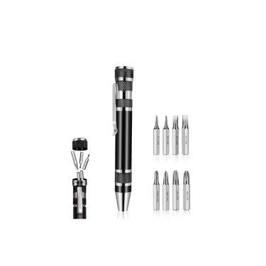 Screwdriver set 8 in 1 Aluminum Alloy Screw Driver Tool Set Kit