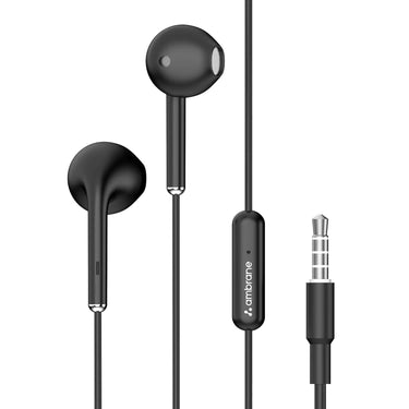 Ambrane Wired in Earphones Stringz 38 Lite (Black)