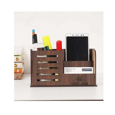 Trust Zone Wooden Pen and Pencil Holder