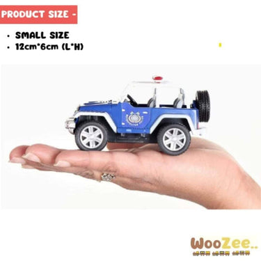 USCATALOG Ranger Police Jeep Miniature Pull Back Jeep