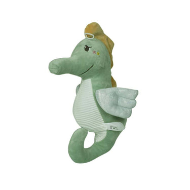 Ultra 13 inch Soothe Glow Seahorse Fully Stuffed Soft Plush(Green)