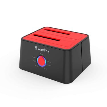 Wavlink Dual Bay Hard Drive Docking Station (Red)