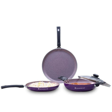 Wonderchef Valencia Non-Stick Cookware 4 Piece Set