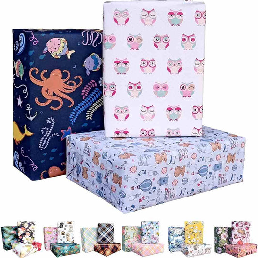 LXINDIA gift wrapper aakar Gift Wrapping Paper Sheet Gift Paper (Toddlers Dream)