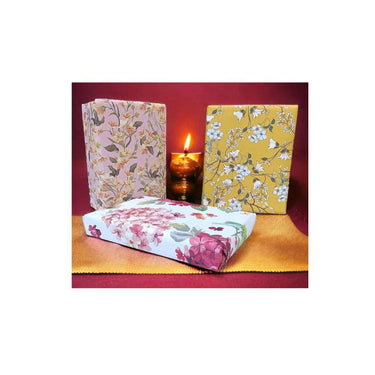 LXINDIA gift wrapper Aakar Gift Wrapping Paper Sheet Pack of 6 (Florals)