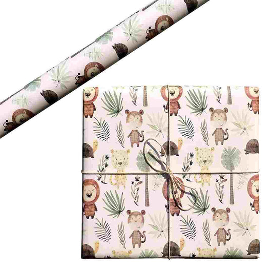 LXINDIA gift wrapper aakar Pack Of 5 Gift Wrapping Paper Sheet (Nurvi)