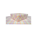 LXINDIA gift wrapper Aakar Pack of 5 Gift Wrapping Paper Sheet (Salmon Pink Checks)