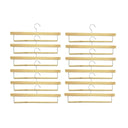 LXINDIA HANGER Aakriti Wooden Slack Hangers