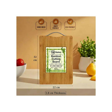 LXINDIA Choping Board AB SALES Cutting Board for Kitchen with an Aluminium Handle