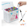 LXINDIA marker ABOUT SPACE Dual Tip Art Markers 60 Colours With Carrying Case