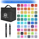 LXINDIA marker ABOUT SPACE Dual Tip Art Markers 60 Colours With Carrying Case