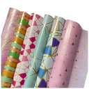 LXINDIA gift wrapper AccuPrints Gift Wrapping Paper Sheet (Pack of 6)