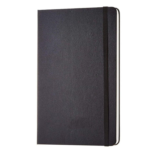 LX INDIA Pocket Diaries AccuPrints Hard Bound Diary with Elastic Lock for Office (Black)