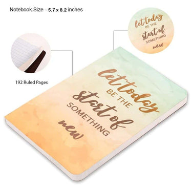 LXINDIA Note pad AccuPrints Motivational Premium Soft Bound Notebook Diary for Girls and Women