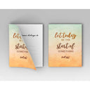 LXINDIA Note pad AccuPrints Motivational Premium Soft Bound Notebook Diary for Girls and Women