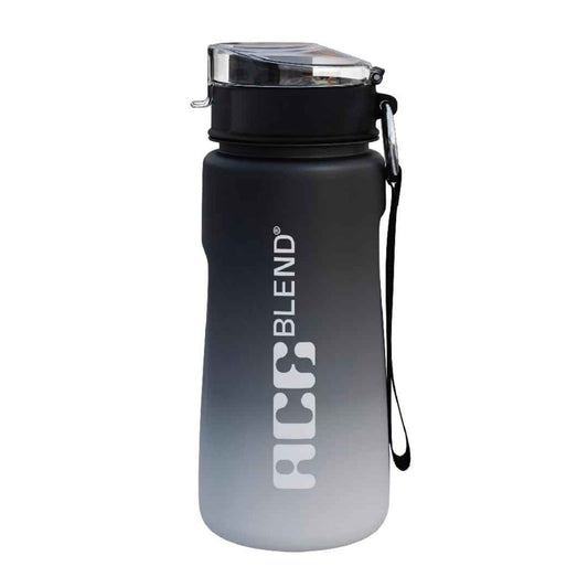 LX INDIA Shakers Ace Blend Blender 650ml | 100% BPA Free, Leak Proof | Protein Shaker Bottle with Blender Ball, Plastic, Black