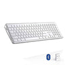 LXINDIA Keyboards Acer Clearview Curved Transparent Wireless Rechargeable Keyboard