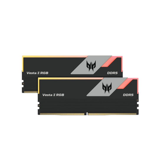 LXINDIA ram 64 GB Acer Predator Vesta ii RGB Black DDR5 6000mhz AMD EXPO Ram