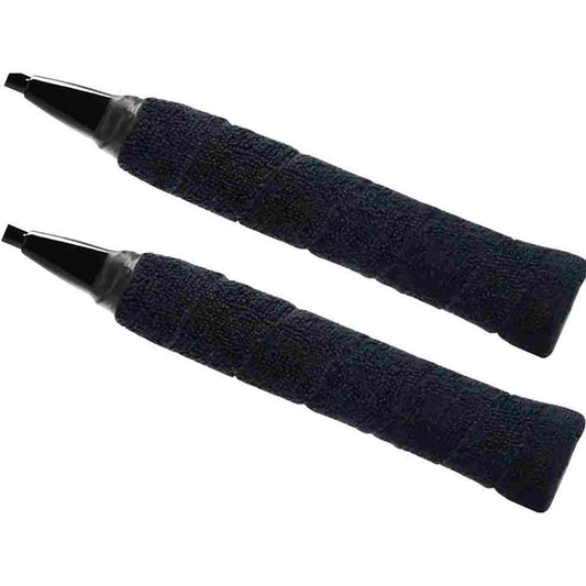 LX INDIA Batminton Grip black ACERS Badminton Racket Grip Pack of 2 Cotton Towel Overgrip