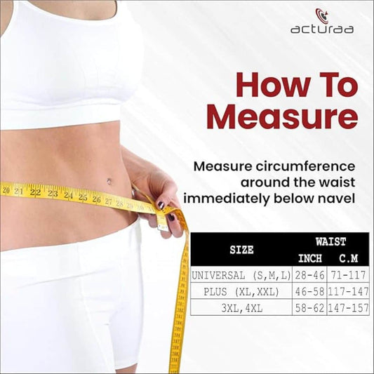LX INDIA Sweat Belt acturaa Premium Sweat Slim Belt for Women & Men, Waist Belt for Tummy Exercise Black Universal