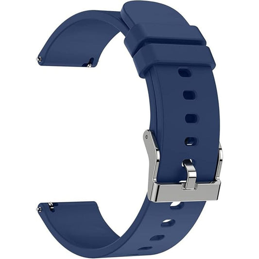 LX INDIA Watch straps ADAMO 22mm Blue Silicone Watch Strap compatible for Phoenix Ultra