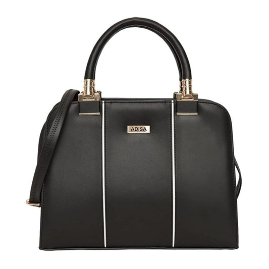 LX INDIA Bag Black ADISA two tone handbag shoulder bag for women