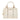 LX INDIA Bag Off White ADISA two tone handbag shoulder bag for women