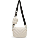 LX INDIA Bag White ADISA Women's Girls Cross Body Sling Bag with Pouch