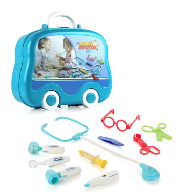 LXINDIA Toys Aditi Toys Doctor Playset For Kids (Blue Suitcase)