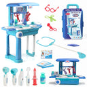 LXINDIA Toys Aditi Toys Doctor Playset For Kids (Blue Trolley Set)