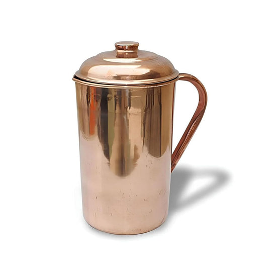 LX INDIA Jug Adoko Leak-Proof Pure Copper Jug 2 Litre
