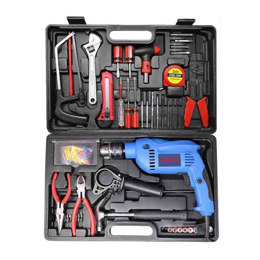 LXINDIA Drill Kit AEGON Professional Tool Kit with 750W Impact Drill Machine