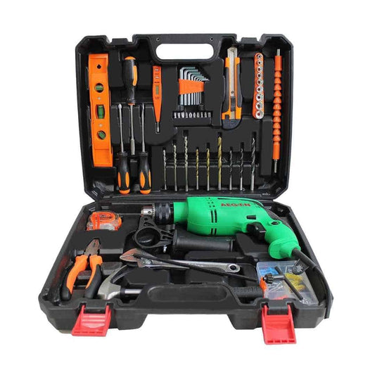 LXINDIA Drill Kit AEGON Professional Tool Kit with 800W Impact Drill Machine
