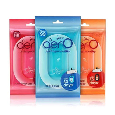 LXINDIA Air freshener Aer O Hanging Car Air Freshener Assorted Pack of 3 Gel