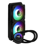 LXINDIA AIO Coolers Aerocool Mirage L240 240MM ARGB LIQUID COOLER (BLACK)