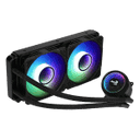 LXINDIA AIO Coolers Aerocool Mirage L240 240MM ARGB LIQUID COOLER (BLACK)