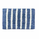 LXINDIA mats AEROHAVEN™ Super Soft Stripe Designer Bathmat (Aqua)