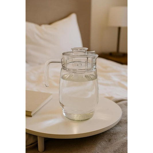 LX INDIA Glass jug Afast 1750 ml Multipurpose Glass Jug – Sleek Water & Cold Drink Pitcher for Home
