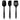 LXINDIA kitchen tool AGARO Deluxe Silicone Spatula (Set of 3) Black