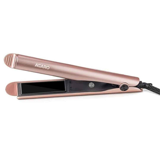 LXINDIA Straightener AGARO Hs1927 Hair Straightener and Curler For Women (Rose Gold)