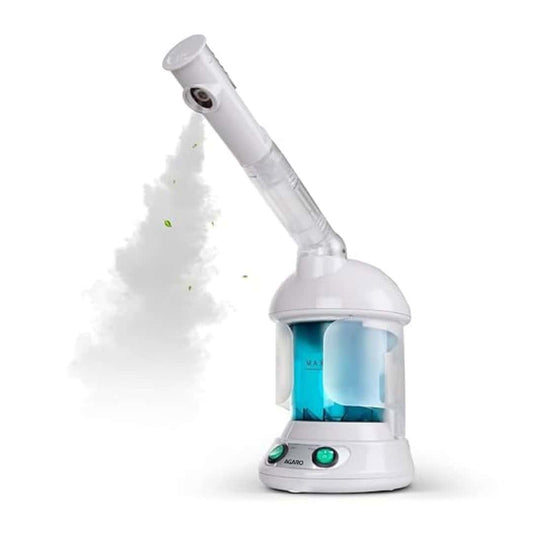 LXINDIA Steam Machine AGARO Prima Facial Steamer 2 in 1 Hair and Face Steamer for Natural Hair with UV Ozone