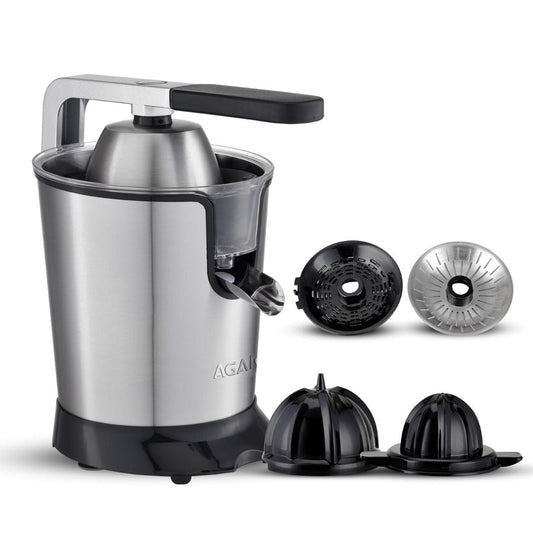LX INDIA Juice Blender AGARO Regency Electric Citrus Juicer 350W, 650 ml,(Silver & Black)