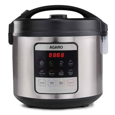 LXINDIA Rice cooker AGARO Royal Electric Rice Cooker 5 Litre Silver