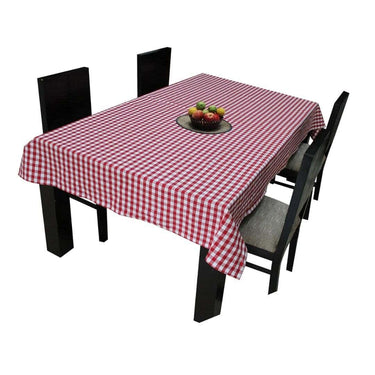 LXINDIA Table Cloth AIRWILL Branded Cotton Gingham Checks Square